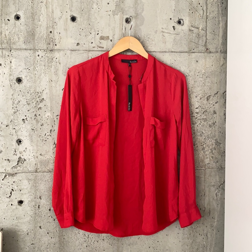 NWT Red Blouse